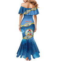 Personalized Aruba Is In My DNA Family Matching Mermaid Dress and Hawaiian Shirt - Wonder Print Shop