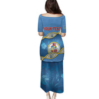 Personalized Aruba Is In My DNA Family Matching Puletasi and Hawaiian Shirt - Wonder Print Shop