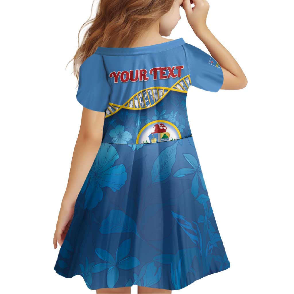 Personalized Aruba Is In My DNA Family Matching Summer Maxi Dress and Hawaiian Shirt - Wonder Print Shop