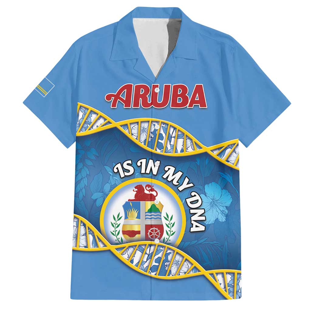 Personalized Aruba Is In My DNA Family Matching Tank Maxi Dress and Hawaiian Shirt - Wonder Print Shop