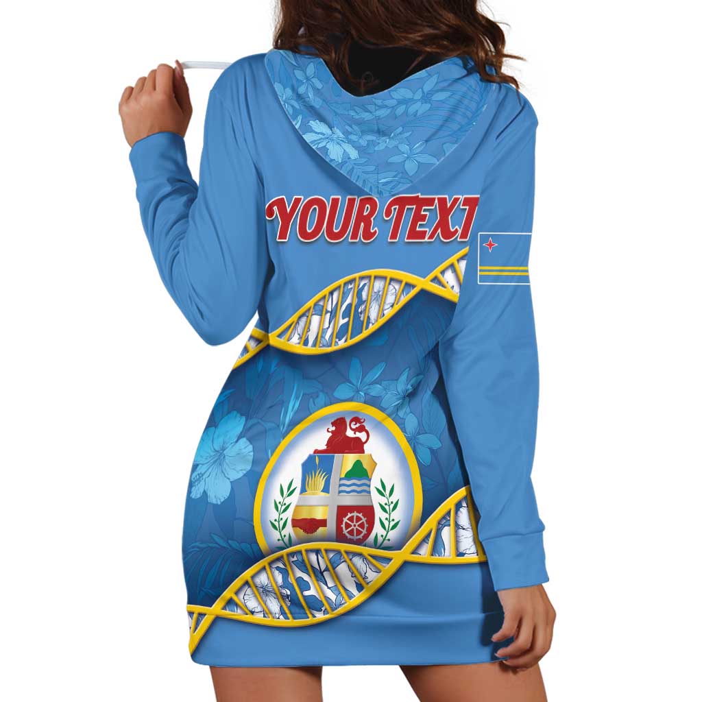 Personalized Aruba Is In My DNA Hoodie Dress - Wonder Print Shop