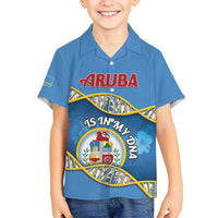 Personalized Aruba Is In My DNA Kid Hawaiian Shirt - Wonder Print Shop