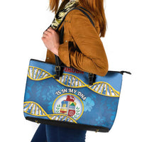 Aruba Is In My DNA Leather Tote Bag - Wonder Print Shop