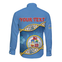Personalized Aruba Is In My DNA Long Sleeve Button Shirt - Wonder Print Shop