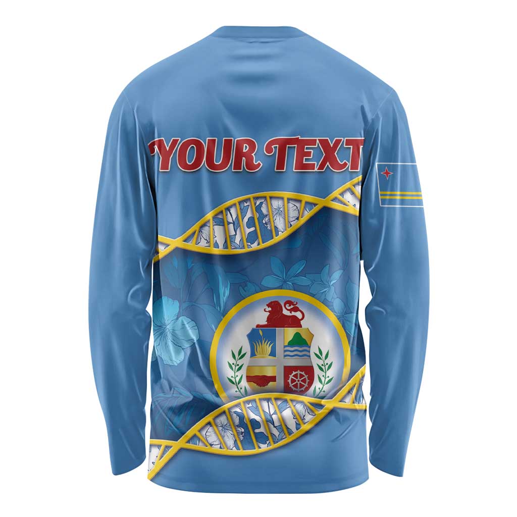 Personalized Aruba Is In My DNA Long Sleeve Shirt - Wonder Print Shop