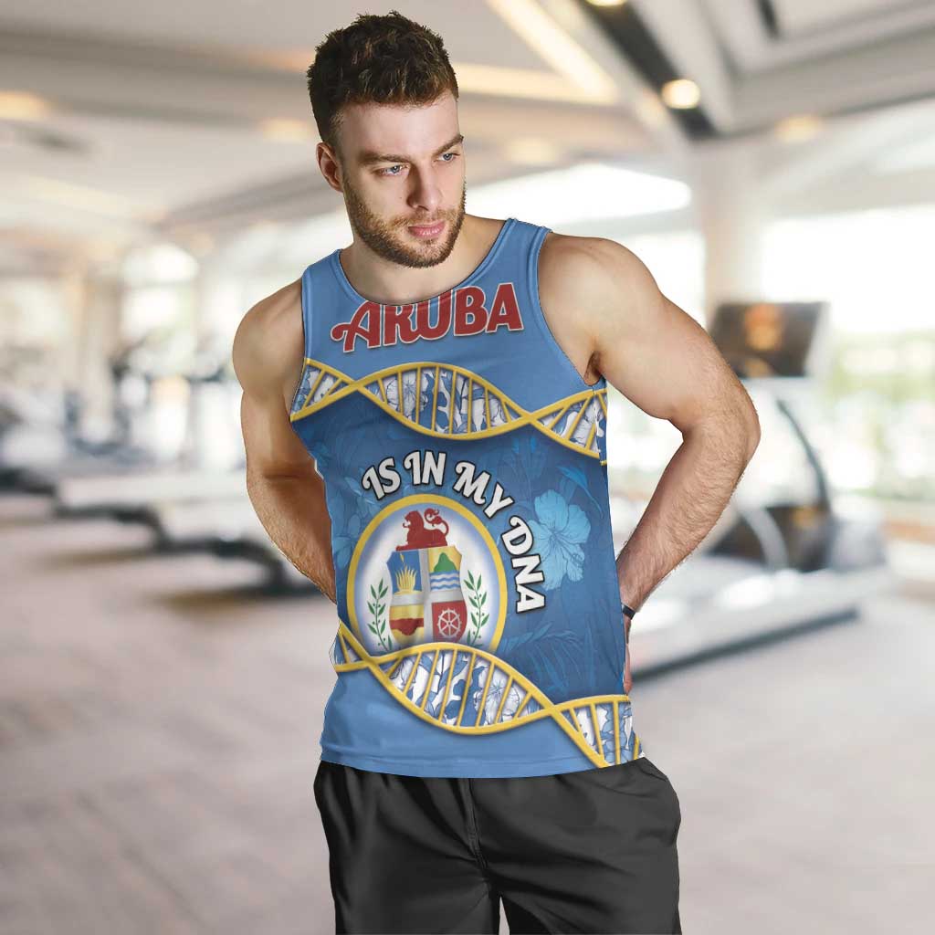 Personalized Aruba Is In My DNA Men Tank Top - Wonder Print Shop