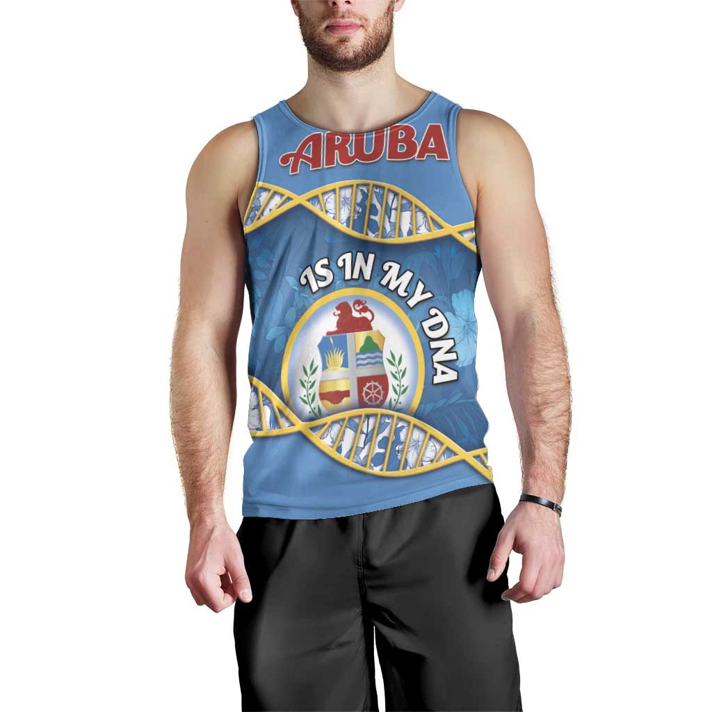 Personalized Aruba Is In My DNA Men Tank Top - Wonder Print Shop