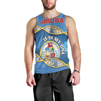 Personalized Aruba Is In My DNA Men Tank Top - Wonder Print Shop