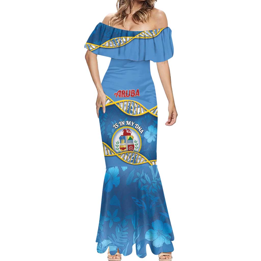 Personalized Aruba Is In My DNA Mermaid Dress - Wonder Print Shop