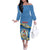 Personalized Aruba Is In My DNA Off The Shoulder Long Sleeve Dress - Wonder Print Shop