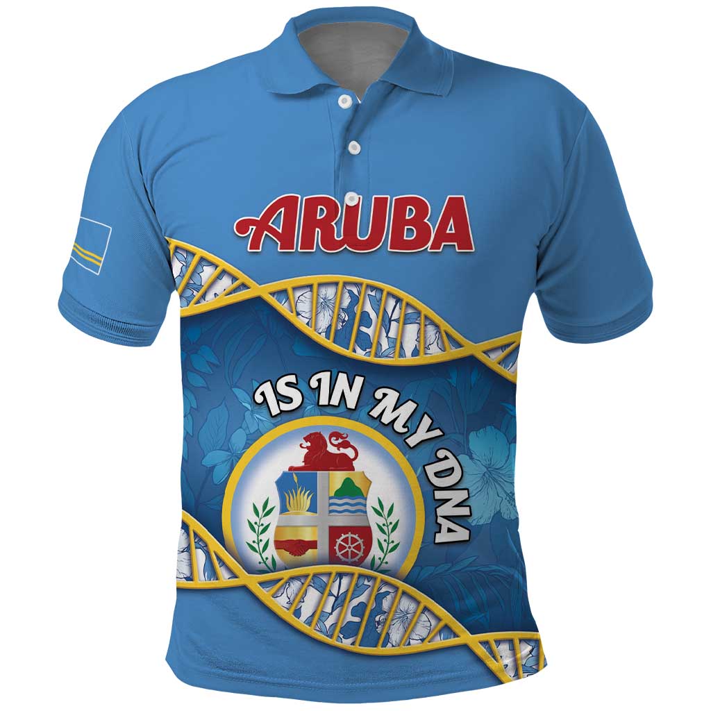 Personalized Aruba Is In My DNA Polo Shirt - Wonder Print Shop