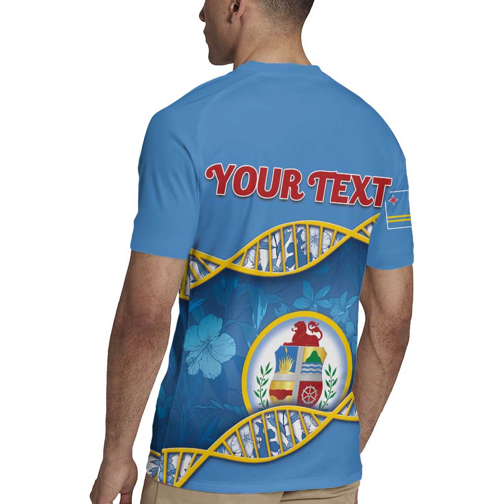 Personalized Aruba Is In My DNA Rugby Jersey - Wonder Print Shop