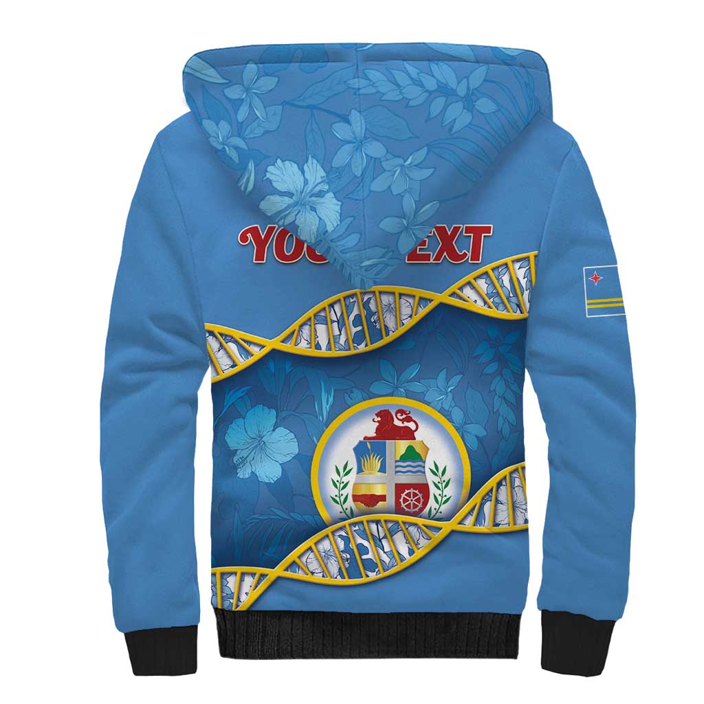 Personalized Aruba Is In My DNA Sherpa Hoodie - Wonder Print Shop