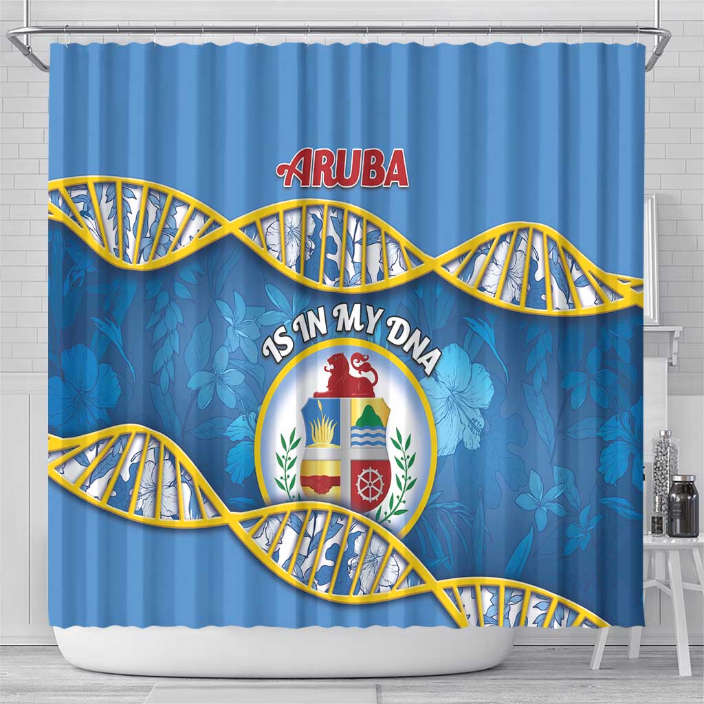 Aruba Is In My DNA Shower Curtain - Wonder Print Shop
