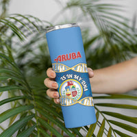 Personalized Aruba Is In My DNA Skinny Tumbler - Wonder Print Shop