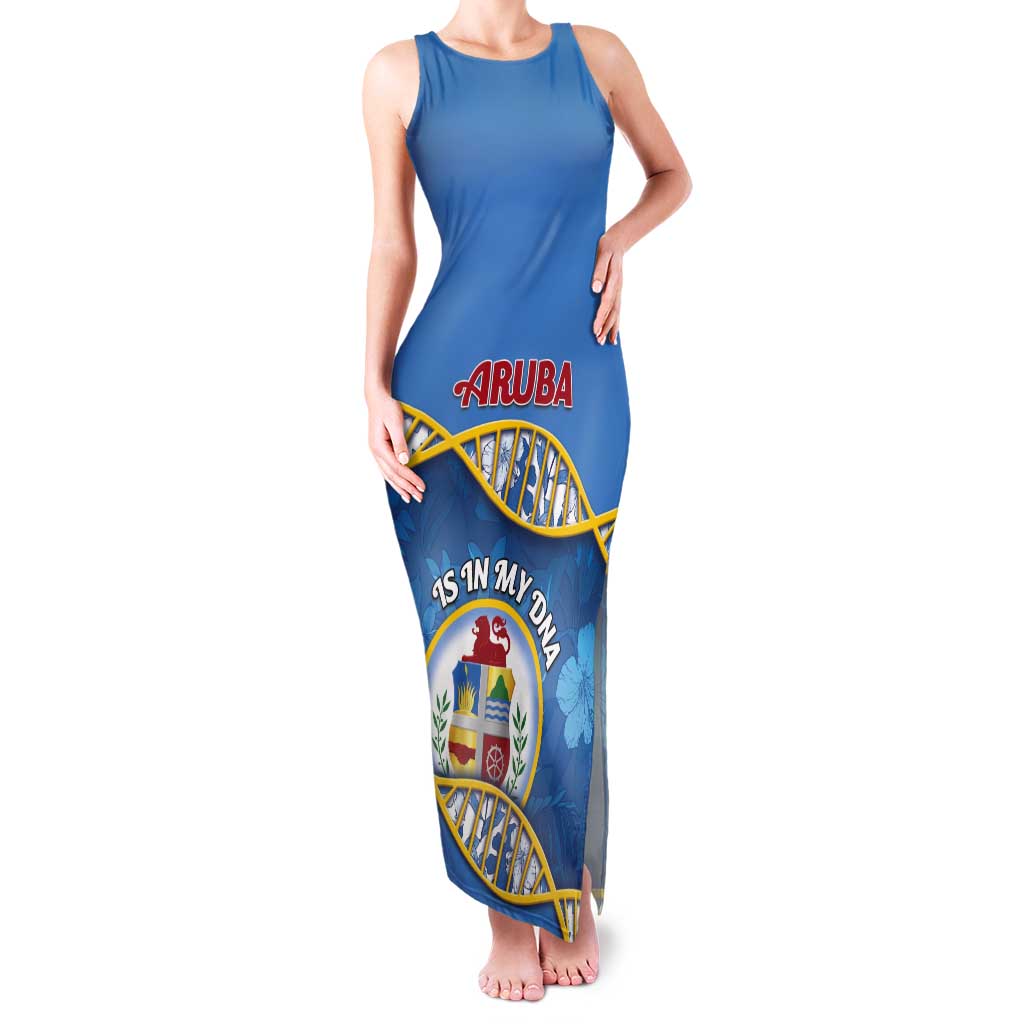 Personalized Aruba Is In My DNA Tank Maxi Dress - Wonder Print Shop