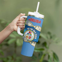 Personalized Aruba Is In My DNA Tumbler With Handle - Wonder Print Shop