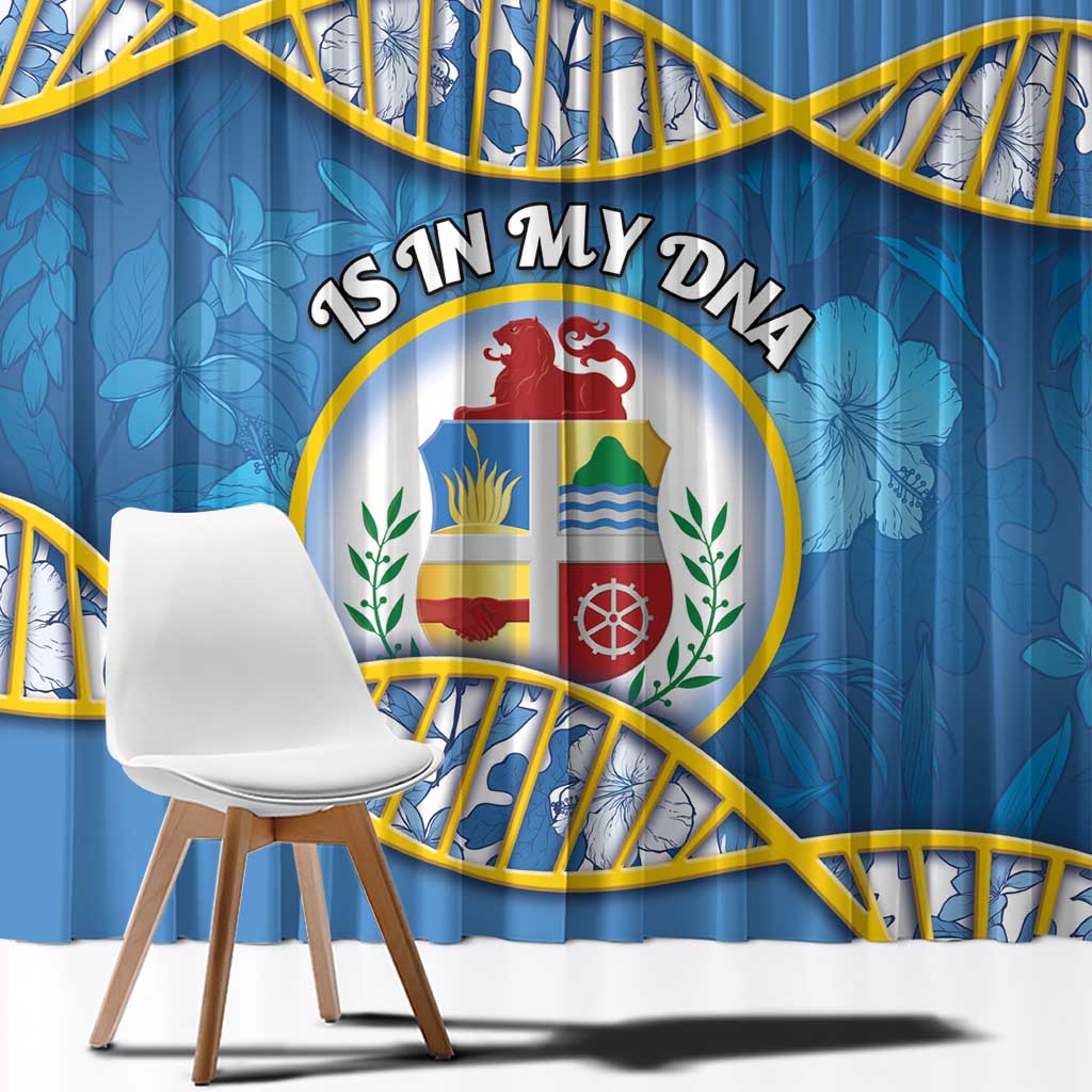 Aruba Is In My DNA Window Curtain - Wonder Print Shop