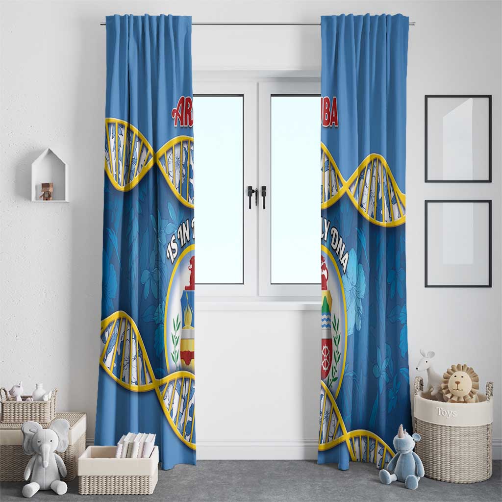 Aruba Is In My DNA Window Curtain - Wonder Print Shop