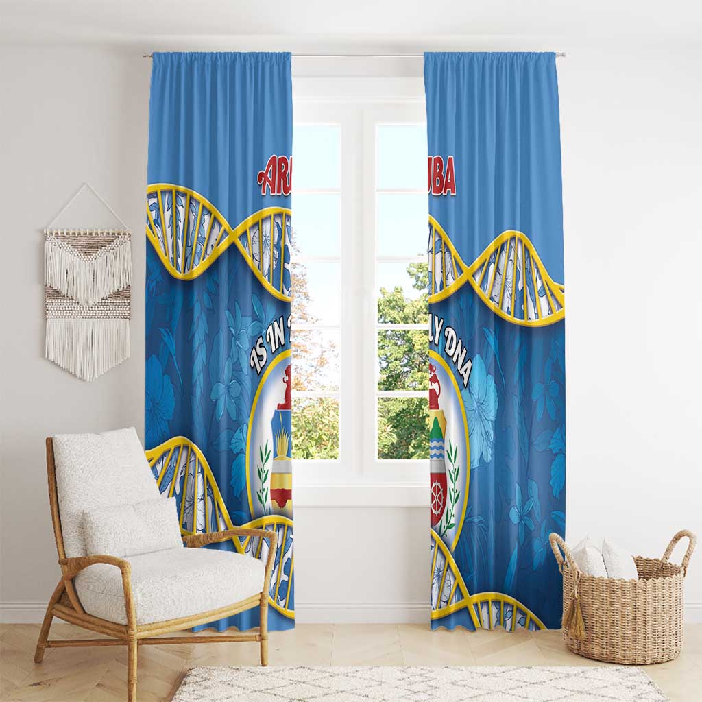 Aruba Is In My DNA Window Curtain - Wonder Print Shop