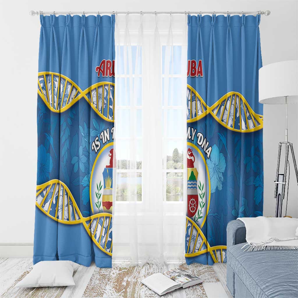 Aruba Is In My DNA Window Curtain - Wonder Print Shop