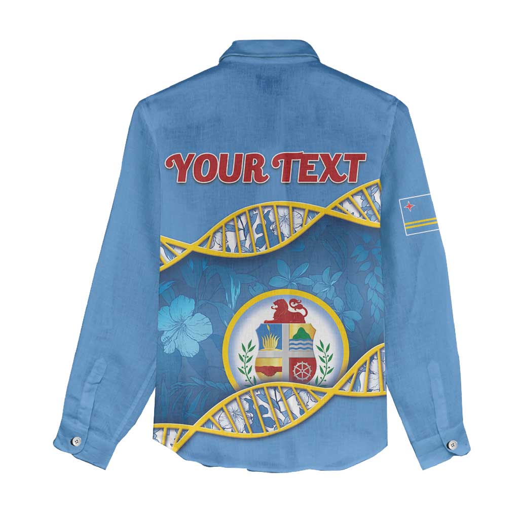 Personalized Aruba Is In My DNA Women Casual Shirt - Wonder Print Shop