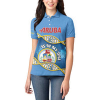 Personalized Aruba Is In My DNA Women Polo Shirt - Wonder Print Shop