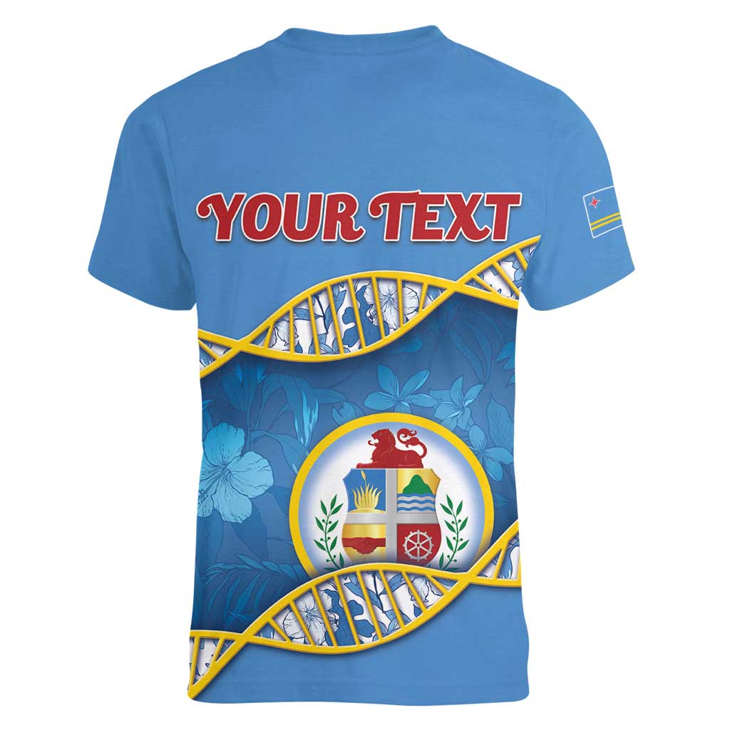 Personalized Aruba Is In My DNA Women V-Neck T-Shirt - Wonder Print Shop