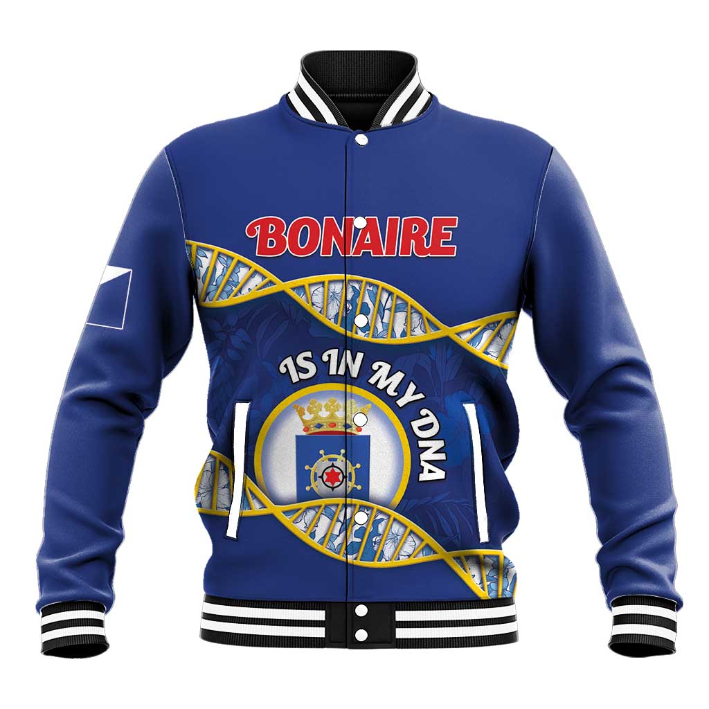 Personalized Bonaire Is In My DNA Baseball Jacket - Wonder Print Shop