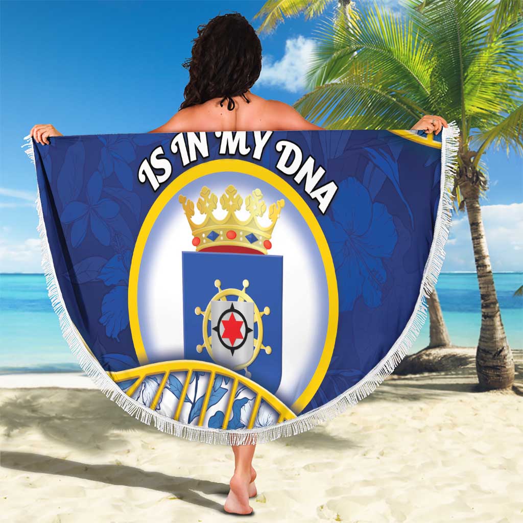 Bonaire Is In My DNA Beach Blanket - Wonder Print Shop