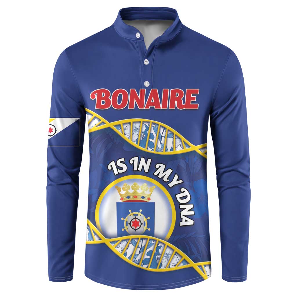 Personalized Bonaire Is In My DNA Button Sweatshirt - Wonder Print Shop