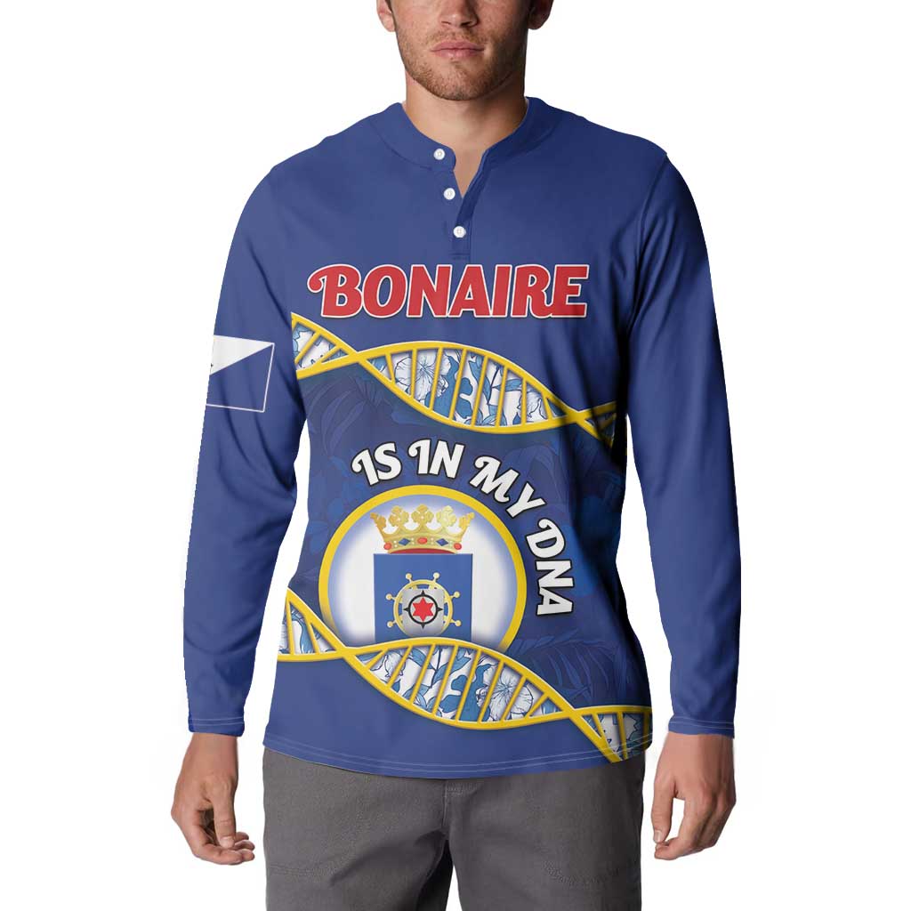 Personalized Bonaire Is In My DNA Button Sweatshirt - Wonder Print Shop
