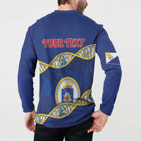 Personalized Bonaire Is In My DNA Button Sweatshirt - Wonder Print Shop
