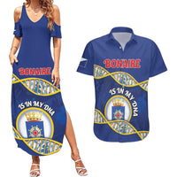 Personalized Bonaire Is In My DNA Couples Matching Summer Maxi Dress and Hawaiian Shirt - Wonder Print Shop