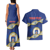 Personalized Bonaire Is In My DNA Couples Matching Tank Maxi Dress and Hawaiian Shirt - Wonder Print Shop