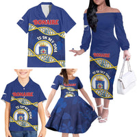 Personalized Bonaire Is In My DNA Family Matching Off The Shoulder Long Sleeve Dress and Hawaiian Shirt - Wonder Print Shop