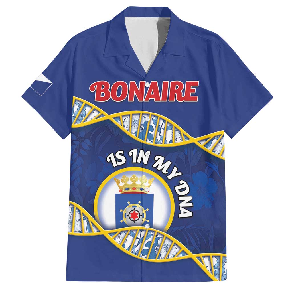Personalized Bonaire Is In My DNA Family Matching Off Shoulder Short Dress and Hawaiian Shirt - Wonder Print Shop