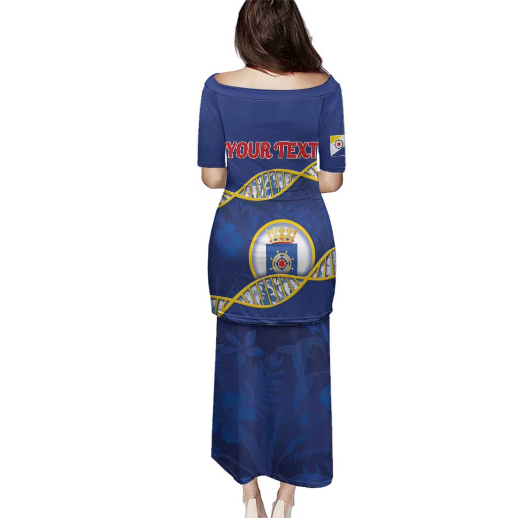 Personalized Bonaire Is In My DNA Family Matching Puletasi and Hawaiian Shirt - Wonder Print Shop