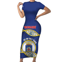 Personalized Bonaire Is In My DNA Family Matching Short Sleeve Bodycon Dress and Hawaiian Shirt - Wonder Print Shop