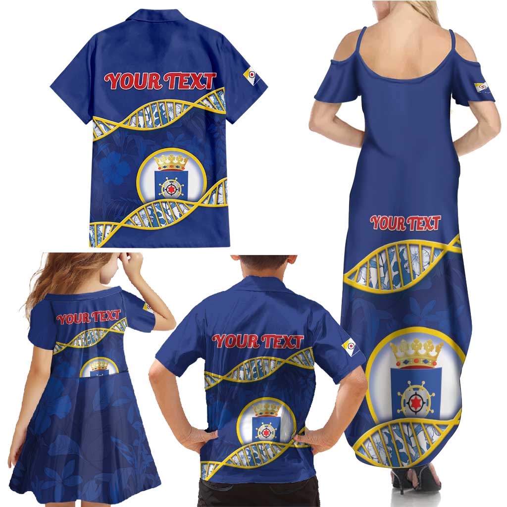 Personalized Bonaire Is In My DNA Family Matching Summer Maxi Dress and Hawaiian Shirt - Wonder Print Shop