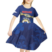 Personalized Bonaire Is In My DNA Kid Short Sleeve Dress - Wonder Print Shop