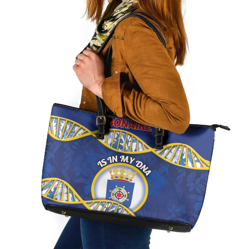 Bonaire Is In My DNA Leather Tote Bag - Wonder Print Shop
