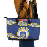 Bonaire Is In My DNA Leather Tote Bag - Wonder Print Shop