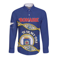 Personalized Bonaire Is In My DNA Long Sleeve Button Shirt - Wonder Print Shop
