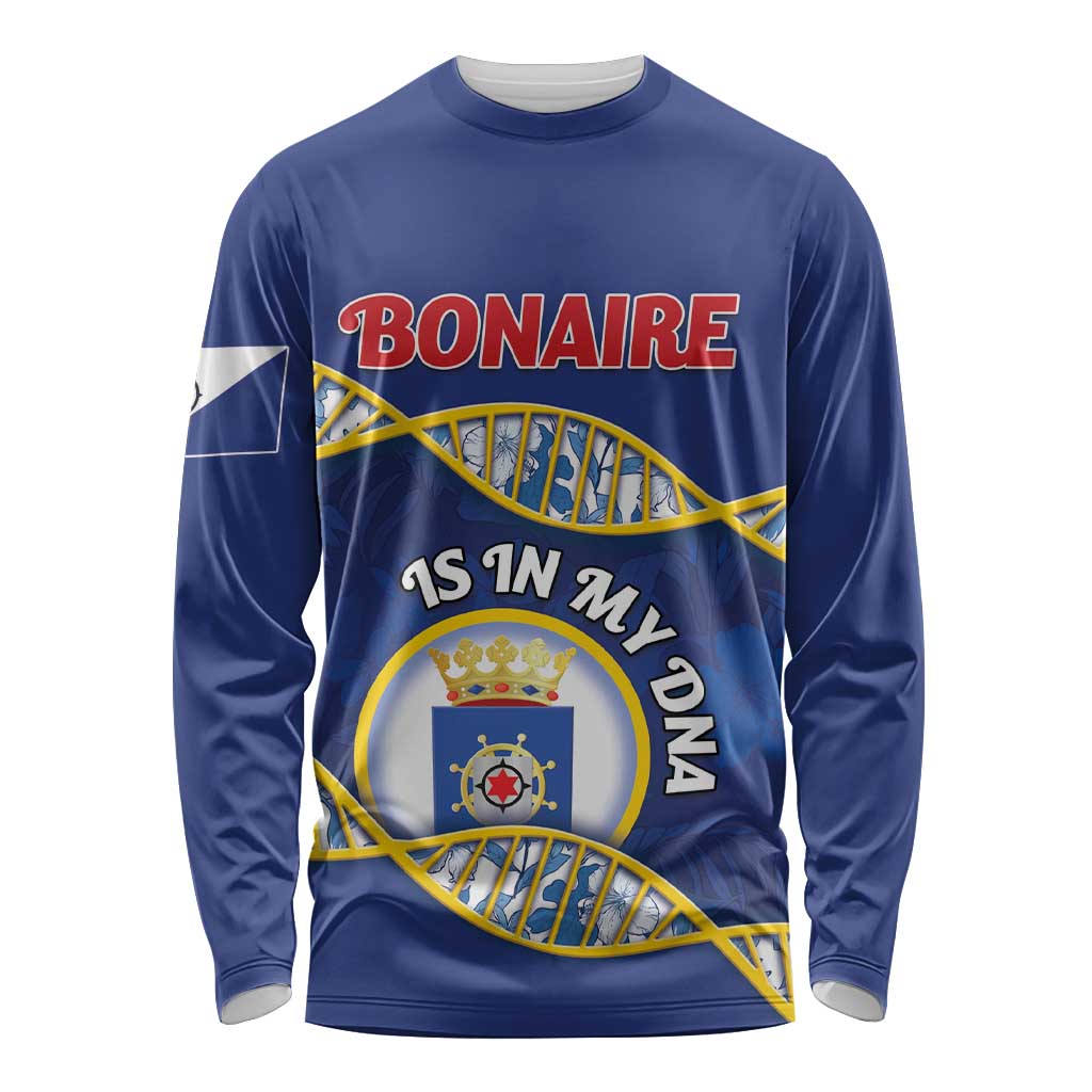 Personalized Bonaire Is In My DNA Long Sleeve Shirt - Wonder Print Shop