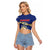 Personalized Bonaire Is In My DNA Raglan Cropped T Shirt - Wonder Print Shop