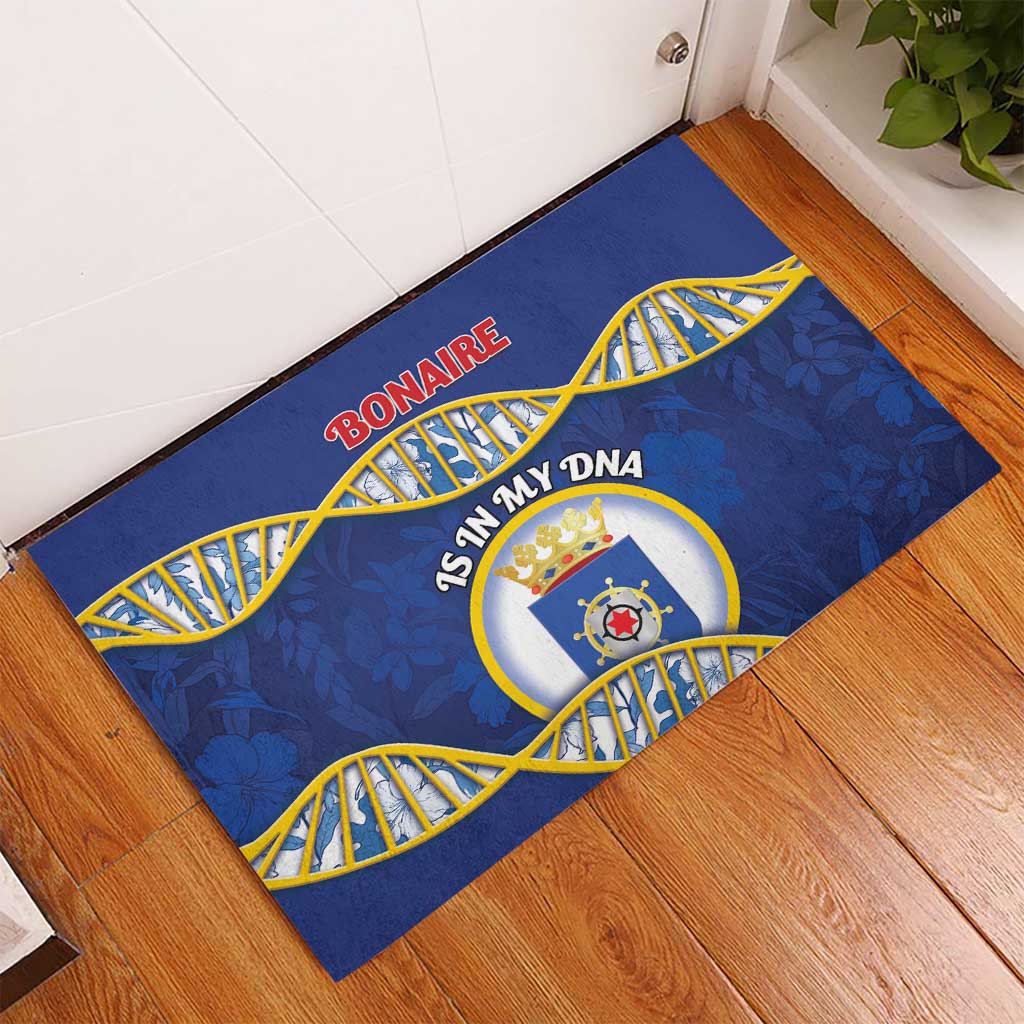 Bonaire Is In My DNA Rubber Doormat - Wonder Print Shop