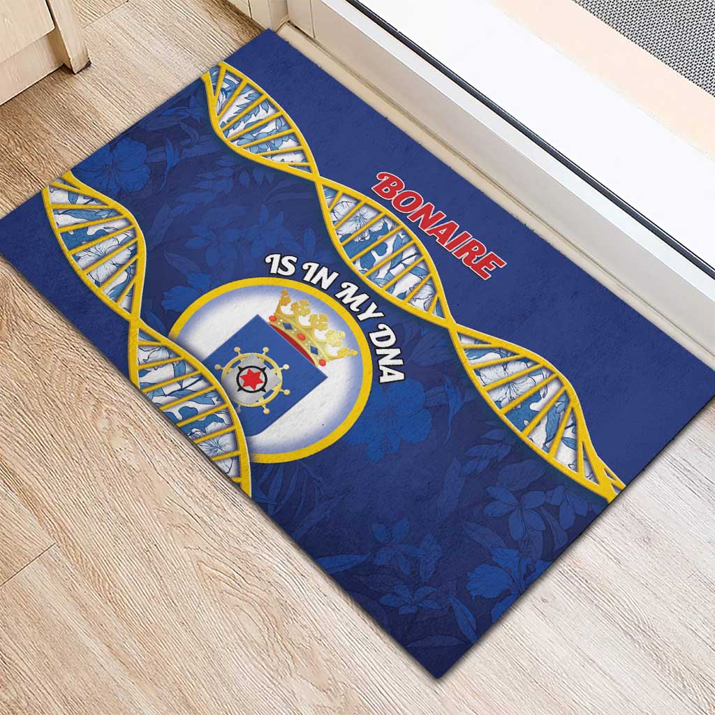 Bonaire Is In My DNA Rubber Doormat - Wonder Print Shop
