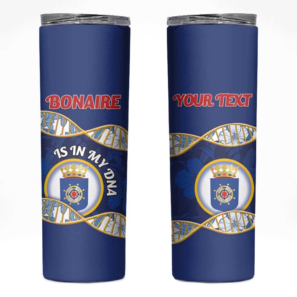 Personalized Bonaire Is In My DNA Skinny Tumbler - Wonder Print Shop
