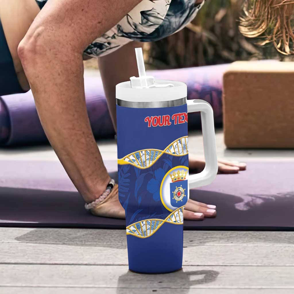 Personalized Bonaire Is In My DNA Tumbler With Handle - Wonder Print Shop